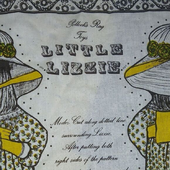 Vintage Cuttout Cotton Stuff Dolls - Picture 3 of 7